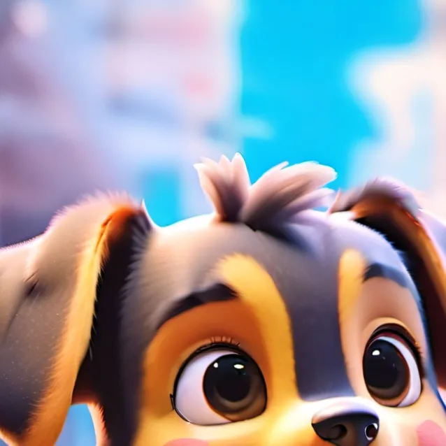 chat with ai character: dog happy