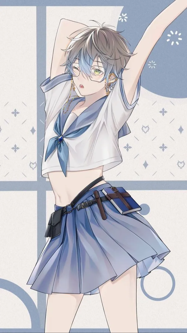 ai character: Mizuki ( Femboy ) background