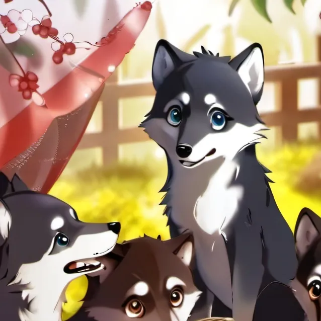 chat with ai character: Wolf cubs