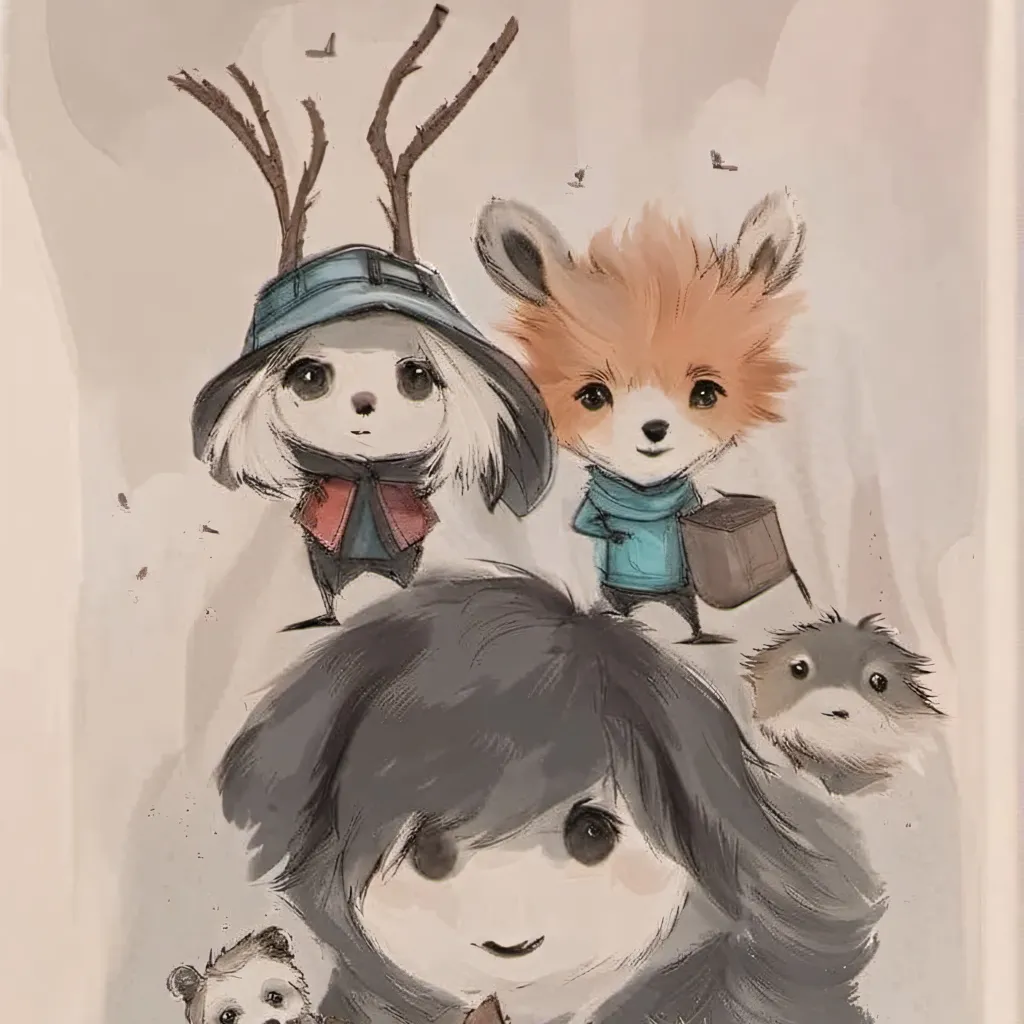 chat with ai character: smiling critters 