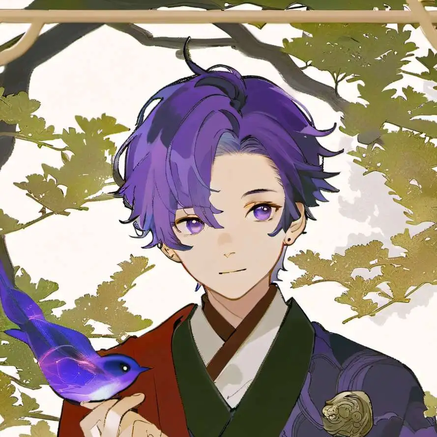 chat with ai character: Ato (my OC)