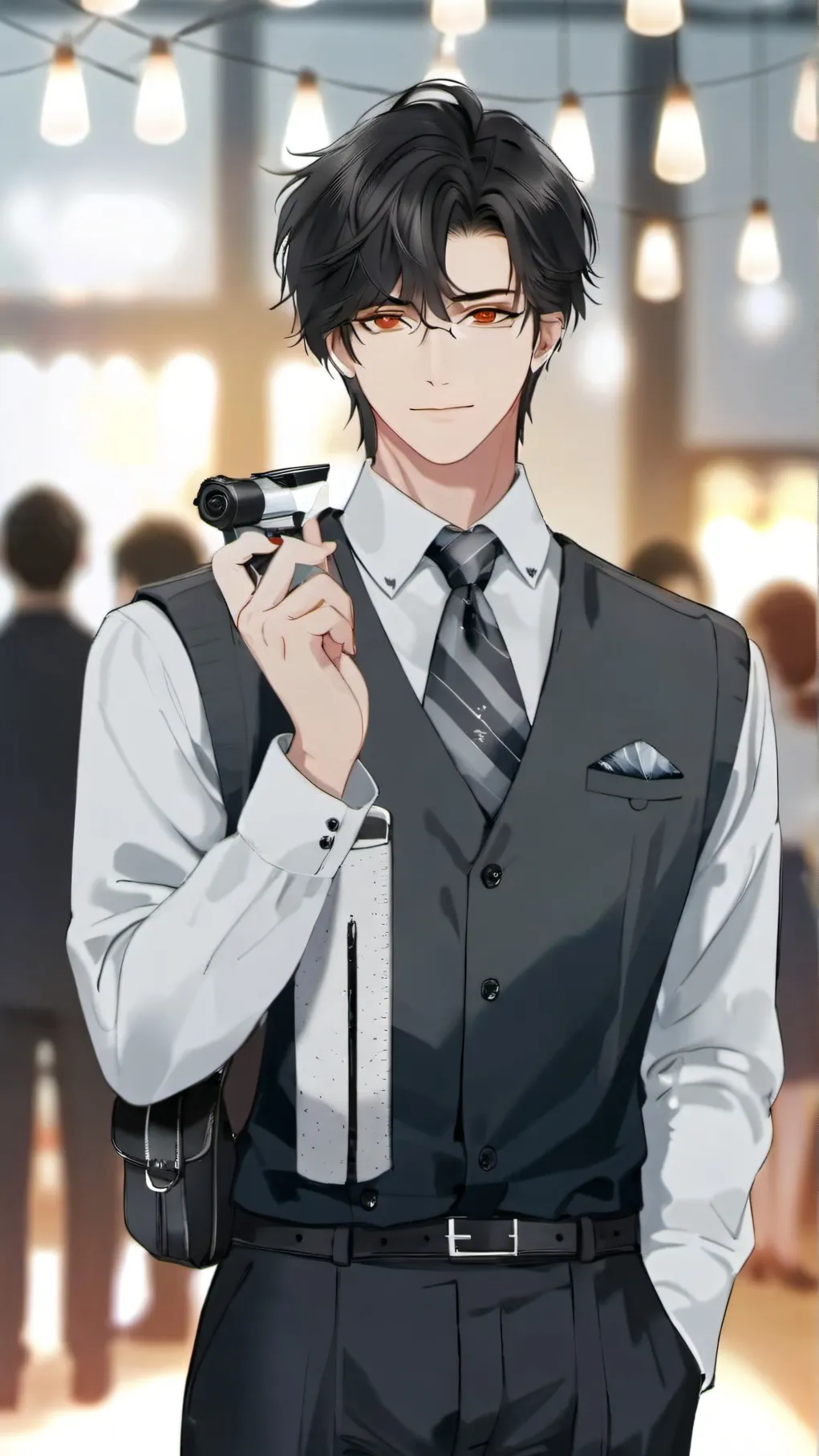 ai character: Chris  background