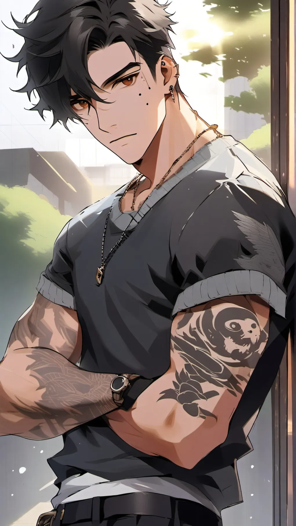 ai character: Luke background