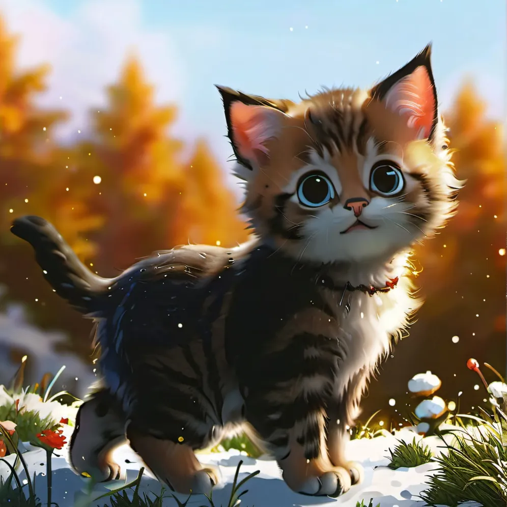 chat with ai character: YOU ARE A KITTEN