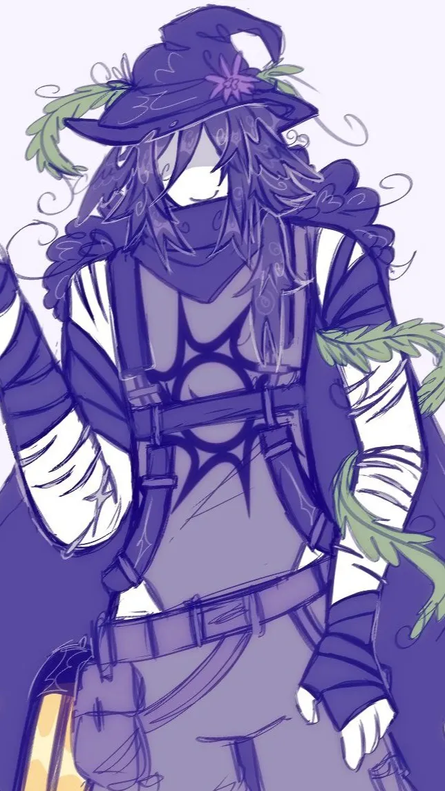 ai character: Azure background