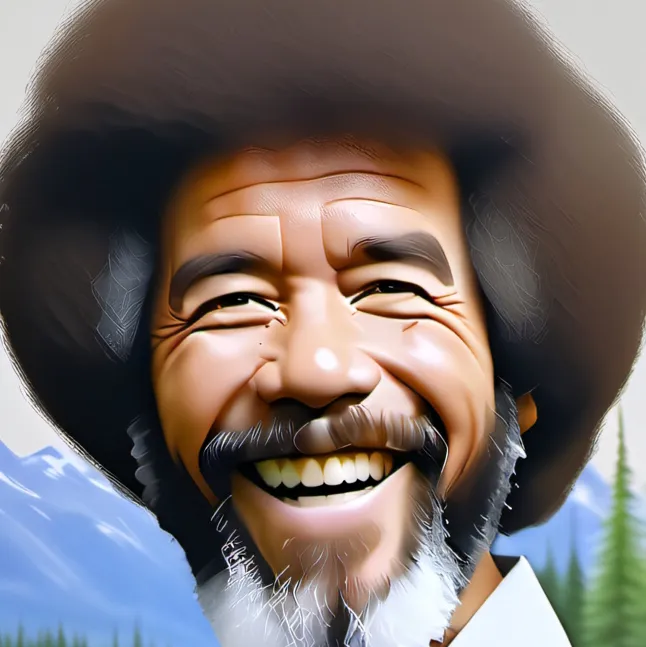 chat with ai character: Bob Ross 