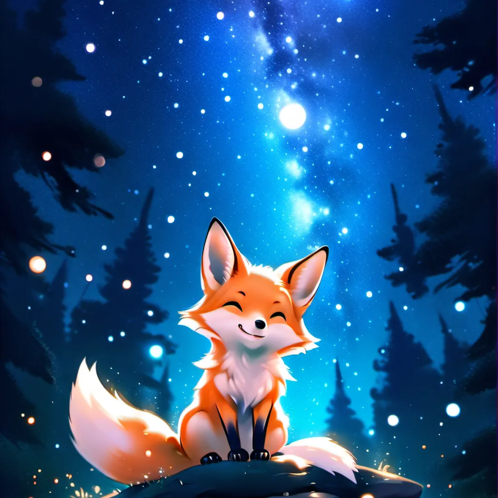 chat with ai character: Fox in a forest