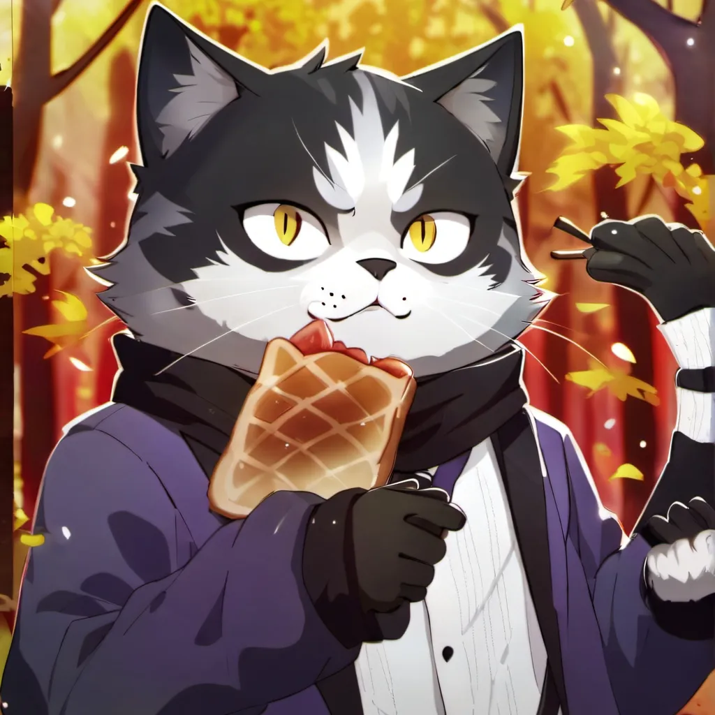 chat with ai character: Hangry cat