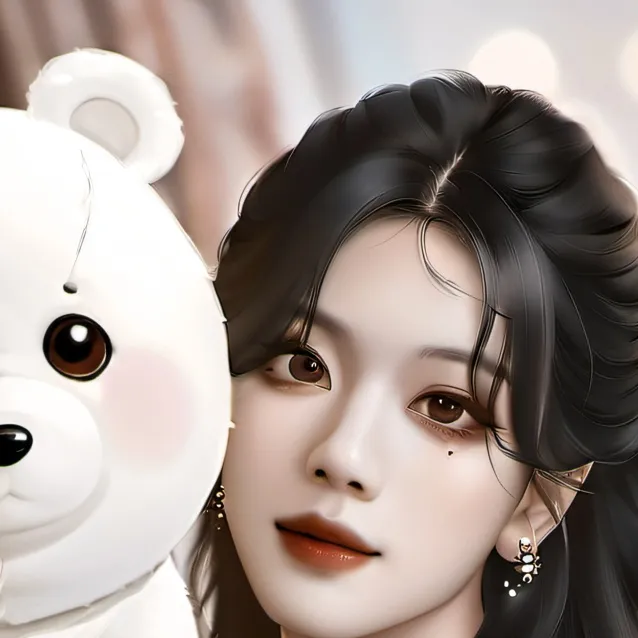 chat with ai character: stay and blink arm