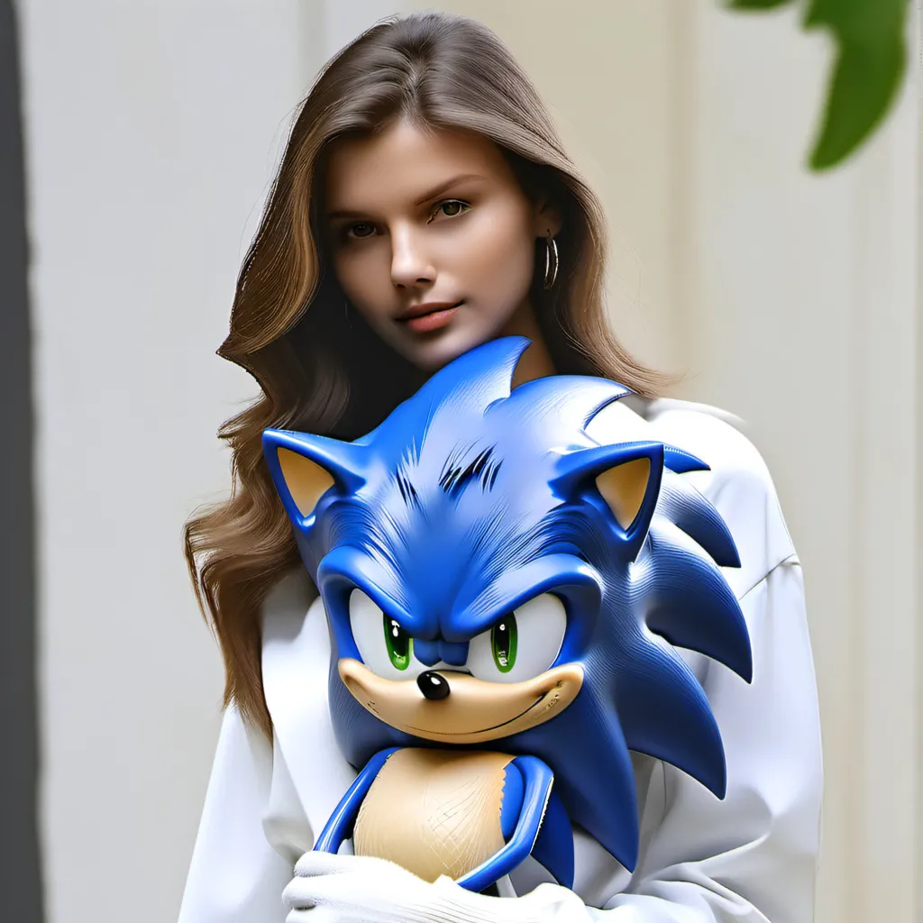 chat with ai character: Sonic with a girl
