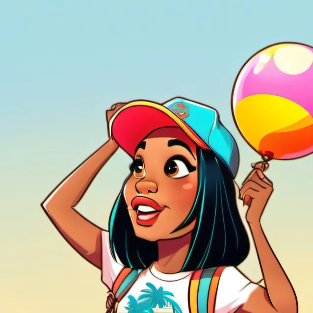 chat with ai character: Beach Girl