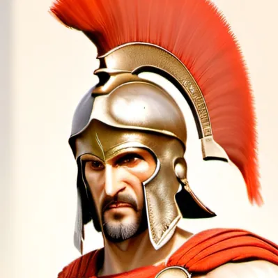 chat with ai character: Spartan warrior