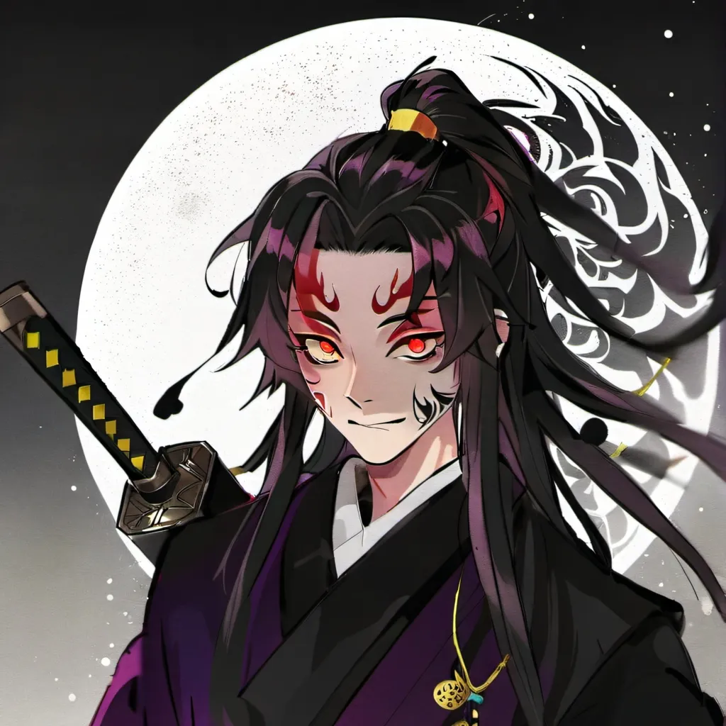 chat with ai character: Kokushibo 