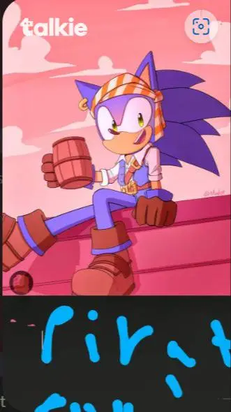 ai character: Pirate sonic background