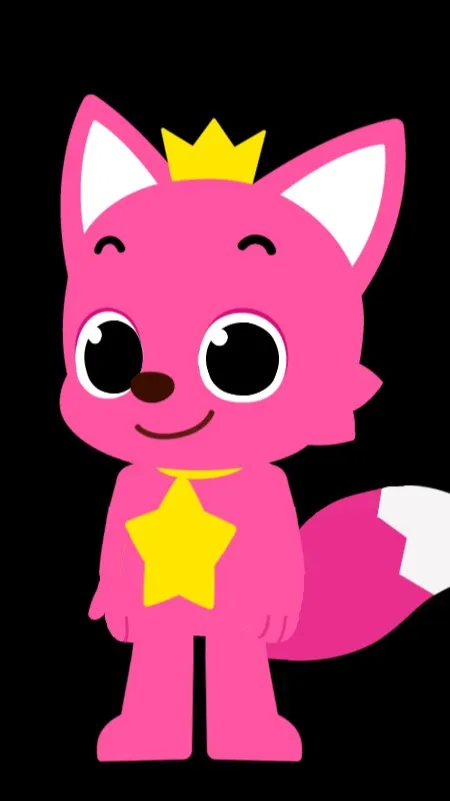 ai character: Pinkfong background
