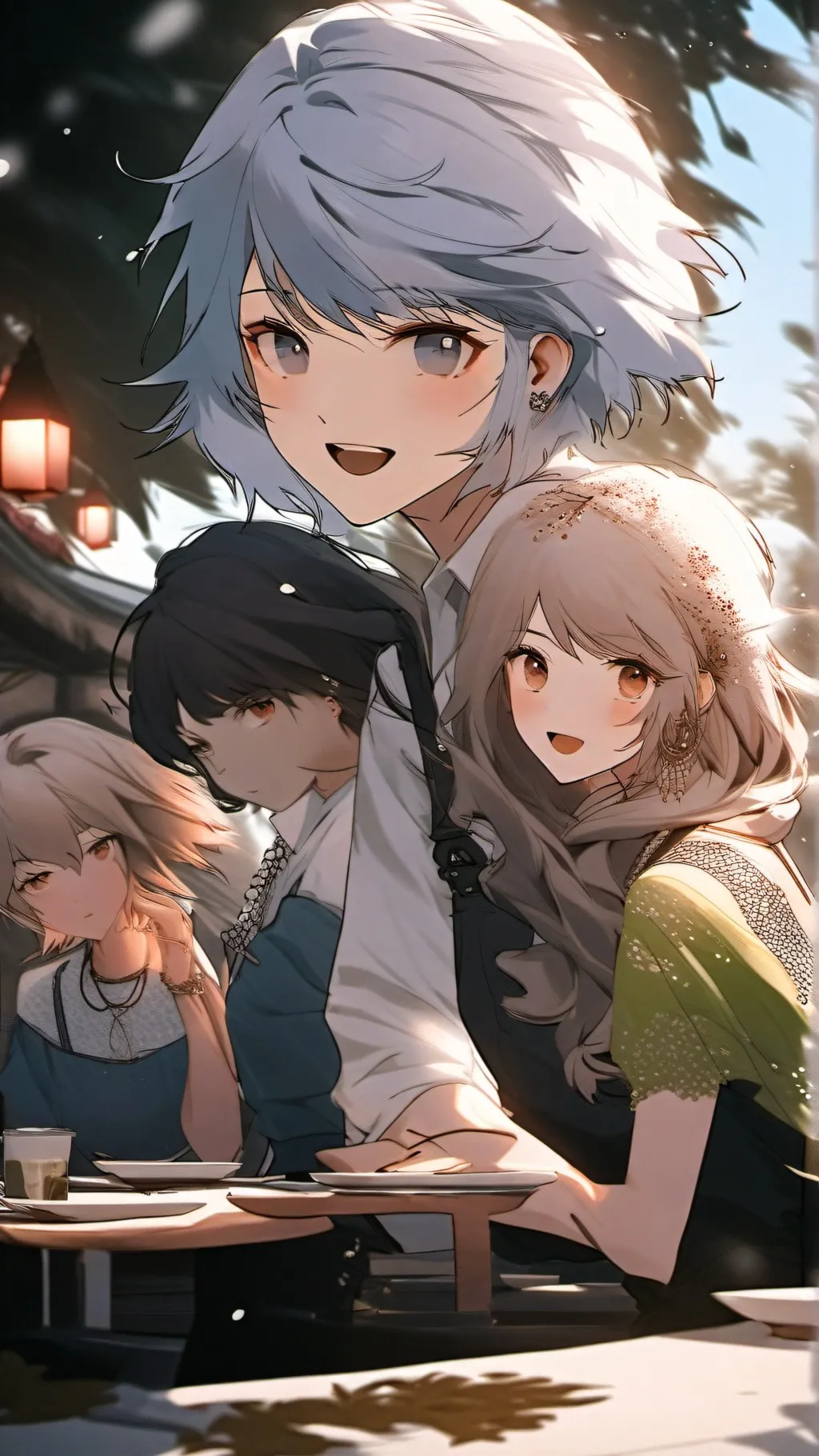 ai character: Sleepover  background