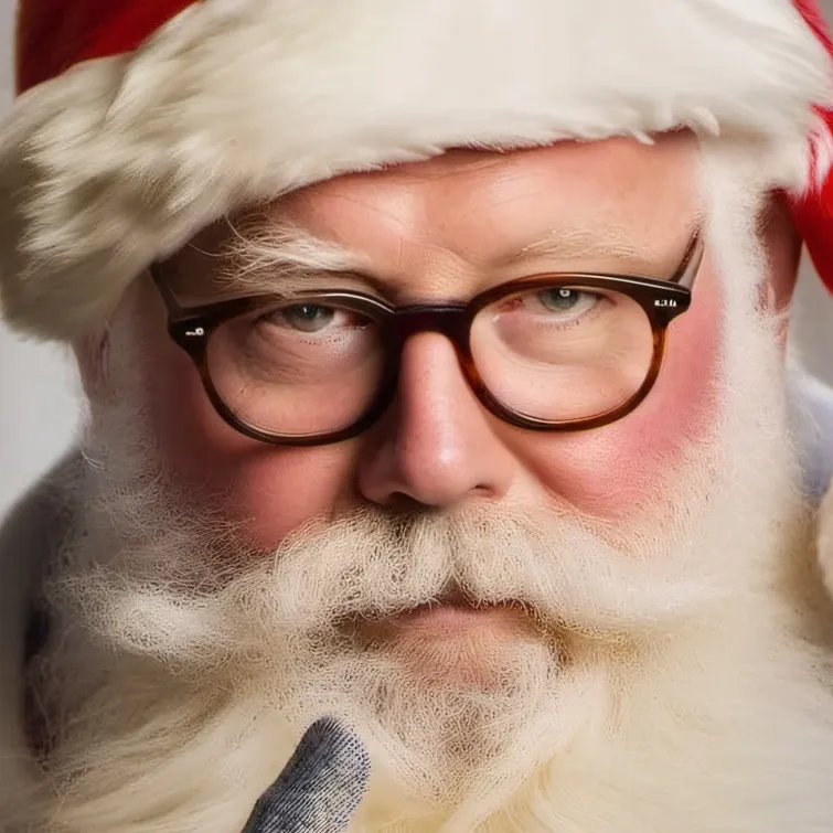 chat with ai character: therapy santa