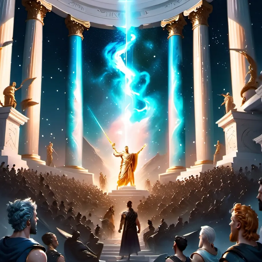 chat with ai character: Greek gods school 