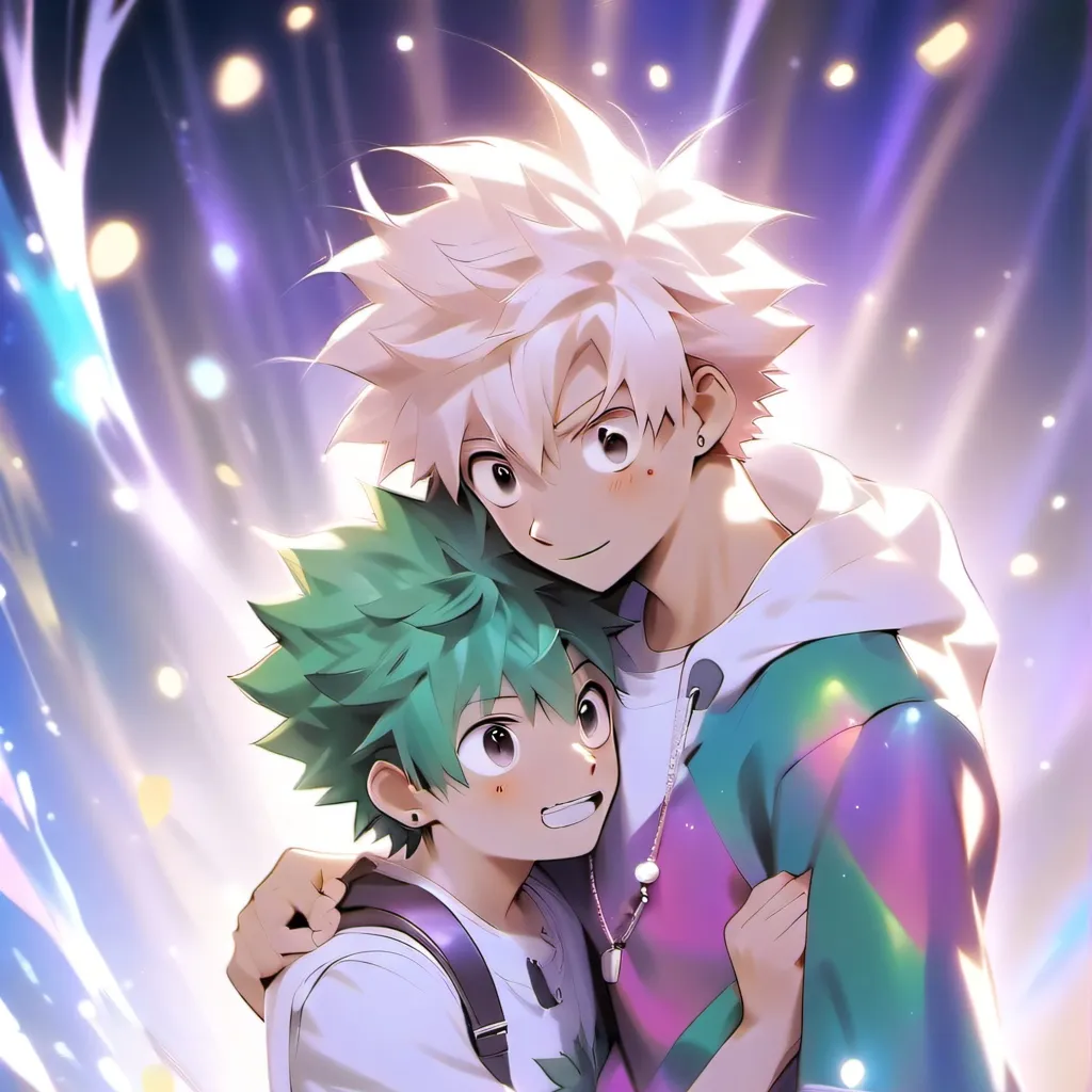 chat with ai character: deku x bakugo💛💚