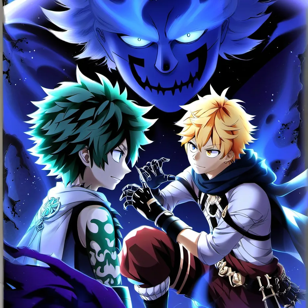 chat with ai character: deku and bakugou