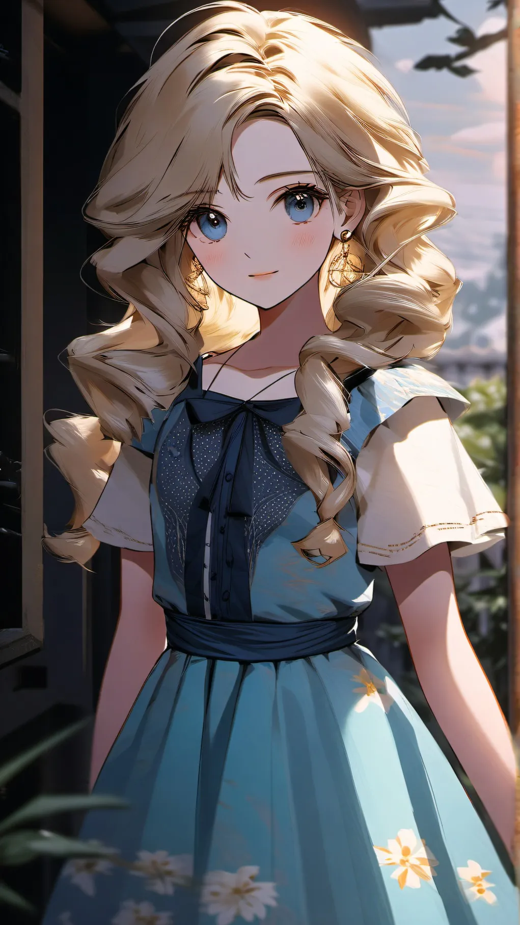 ai character: Summer background