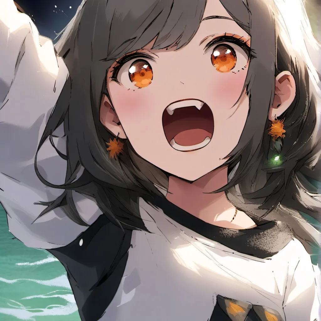 chat with ai character: falling girl