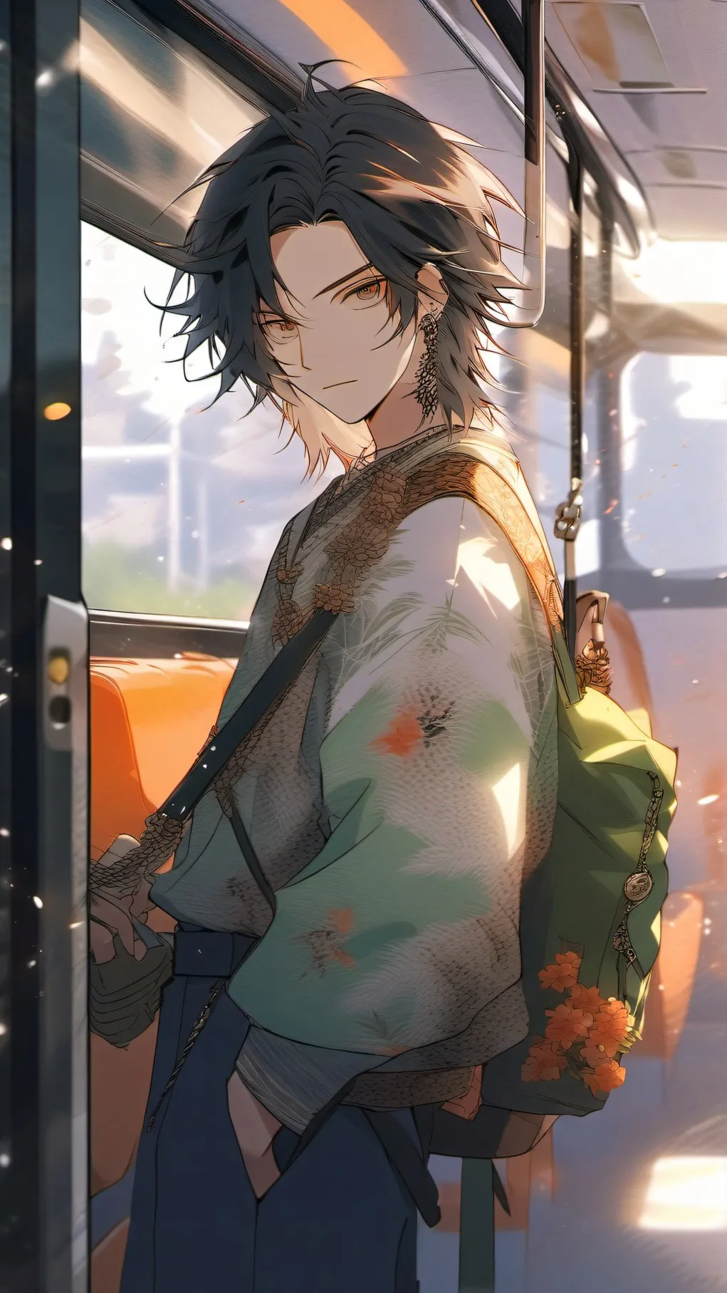 ai character: random passenger background