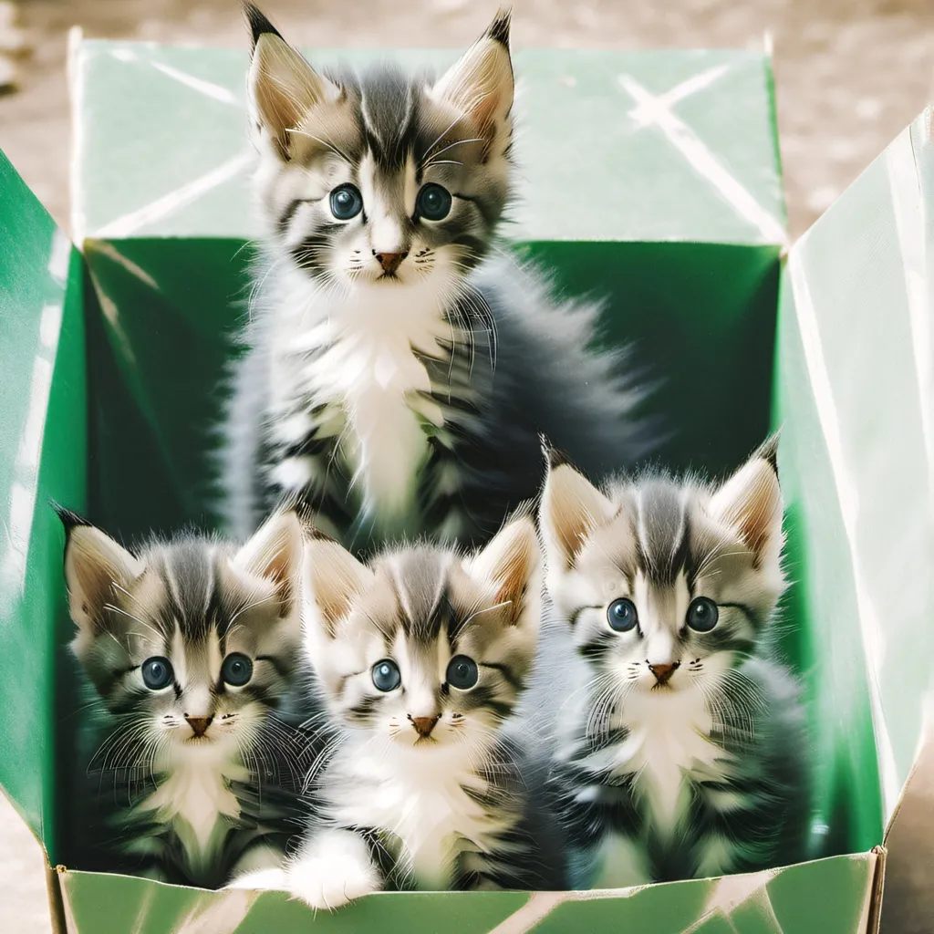 chat with ai character: cat with kittens