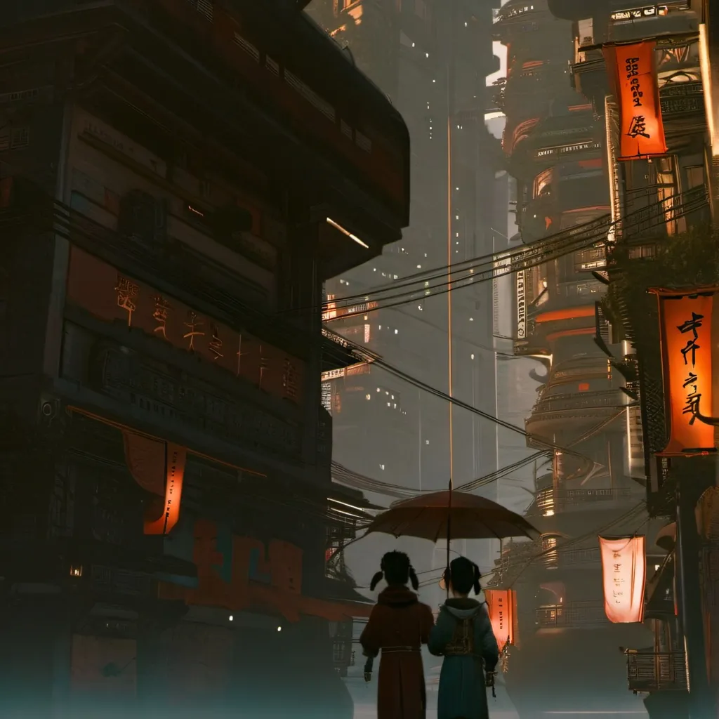 chat with ai character: cyberpunk city 