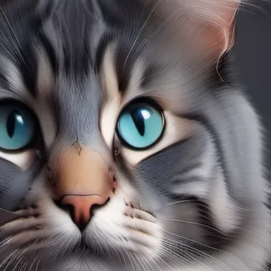 chat with ai character: cyan