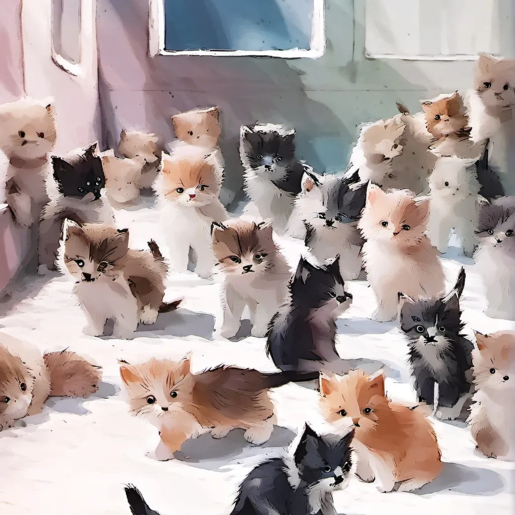 chat with ai character: baby kittens