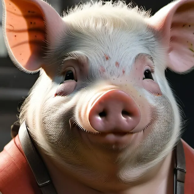 chat with ai character: pig--- mum