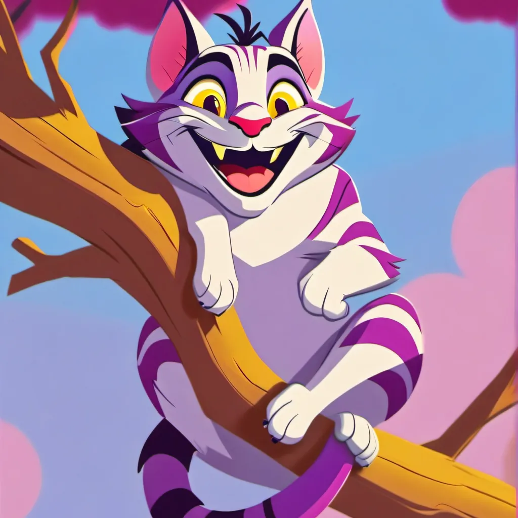 chat with ai character: Cheshire cat 🐱