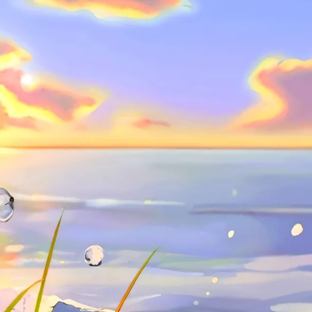 chat with ai character: grass and water.