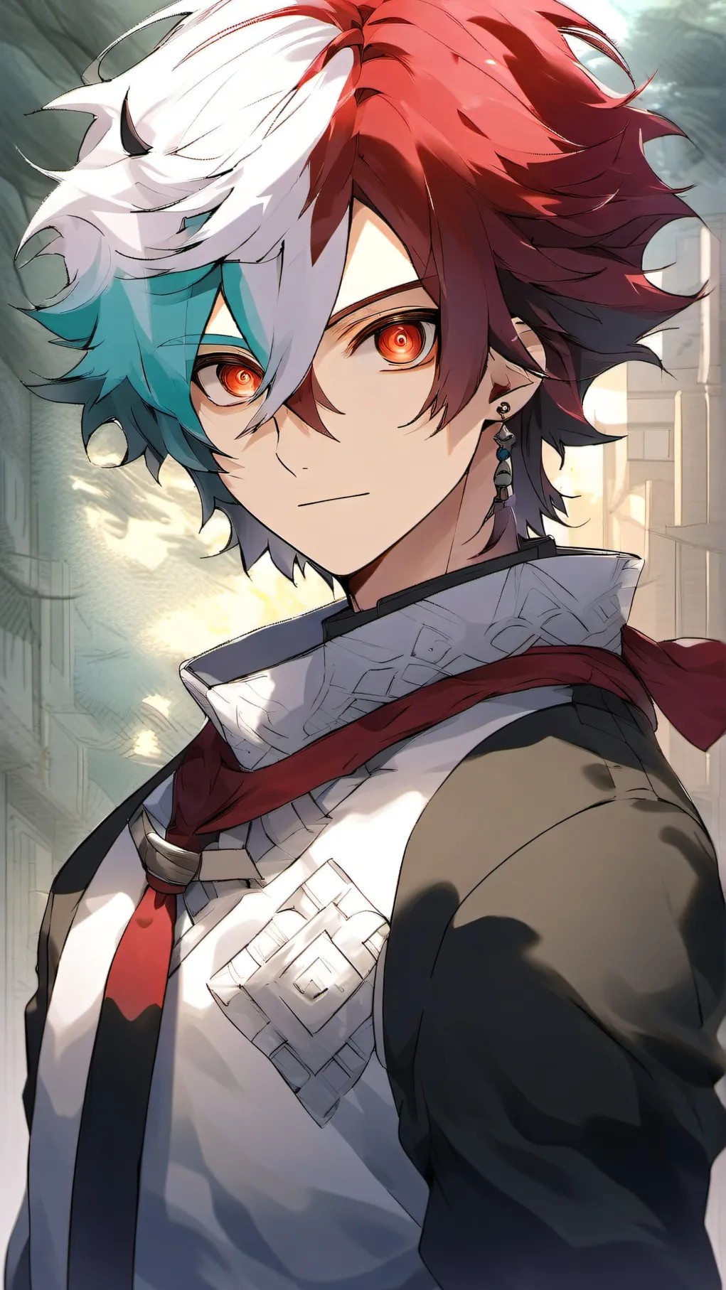 ai character: todoroki mha  background