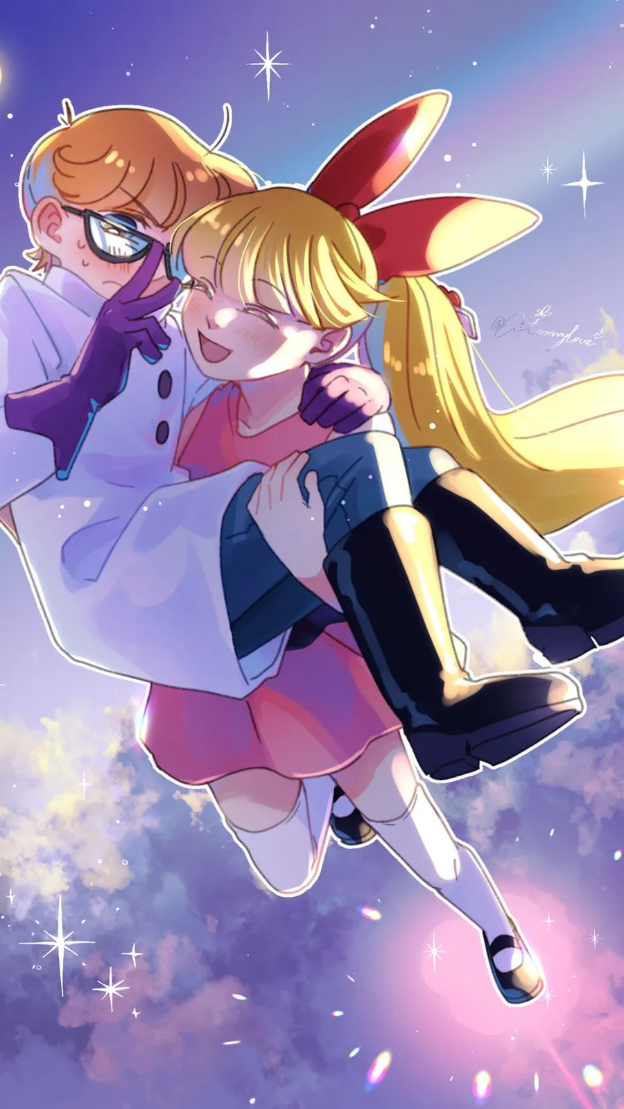 ai character: Dexter x Blossom background