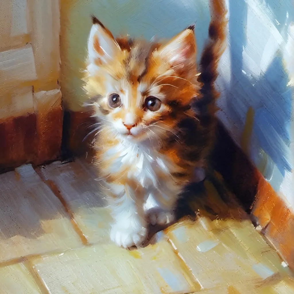 chat with ai character: scared kitten