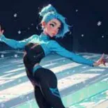 chat with ai character: MHA ice skating ⛸️