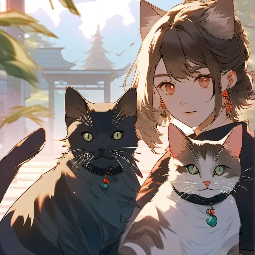 chat with ai character: two kittens 