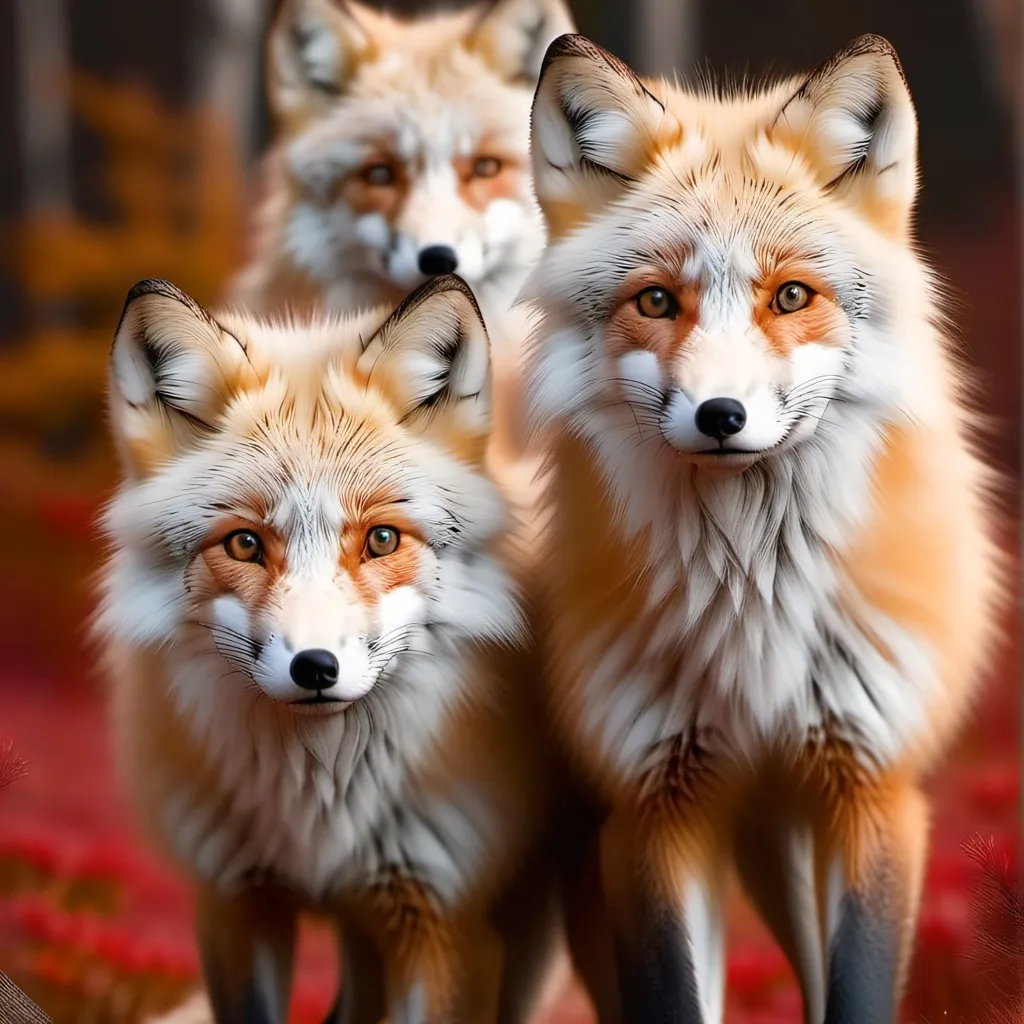 chat with ai character: 4 artc fox cubs