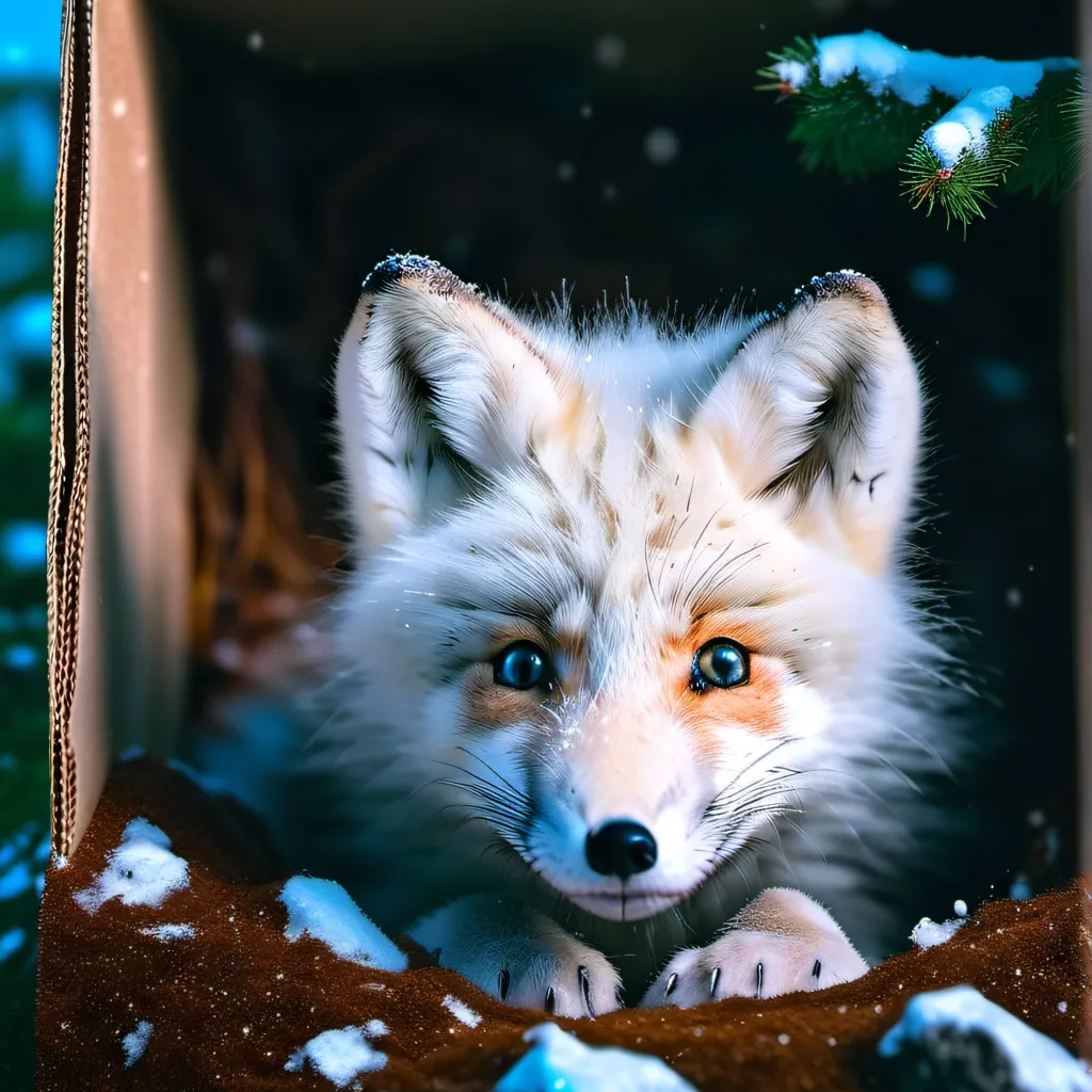 chat with ai character: artic fox cub