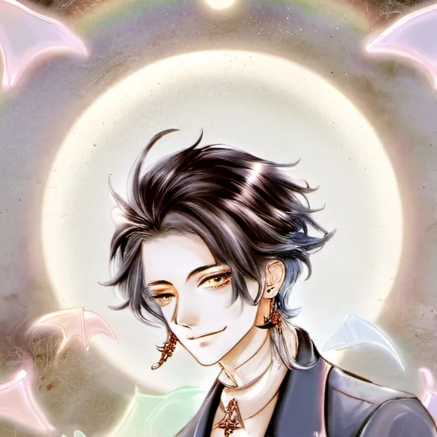 chat with ai character: cute eye human for