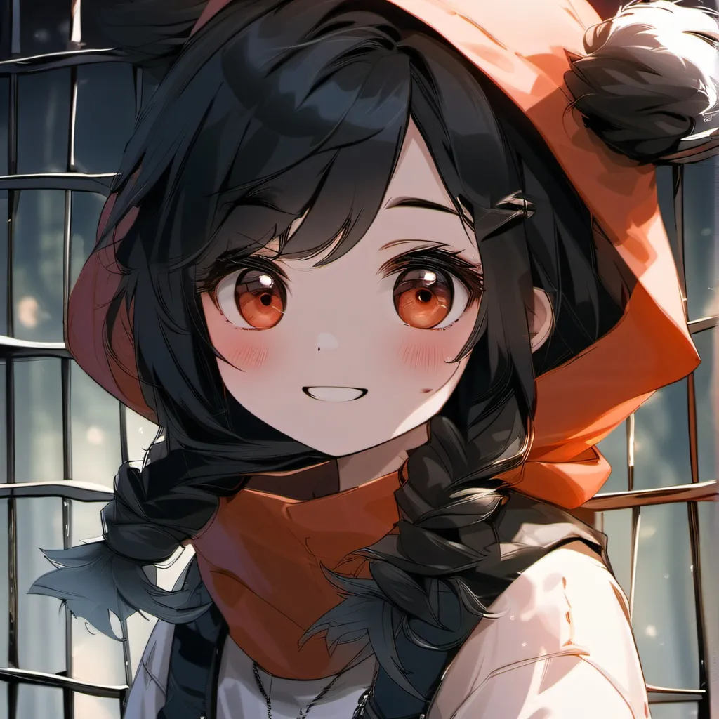 chat with ai character: cute prisoner