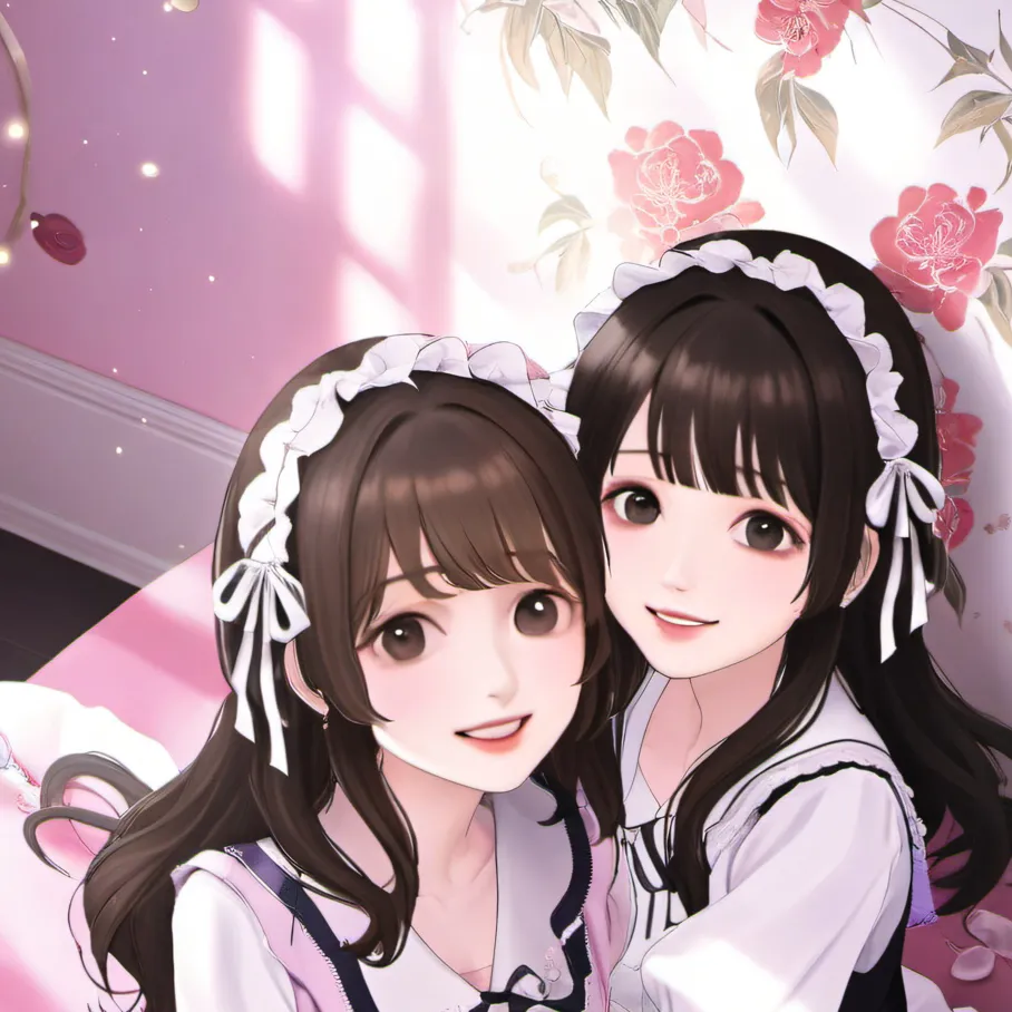 chat with ai character: Girl kiss a girl 