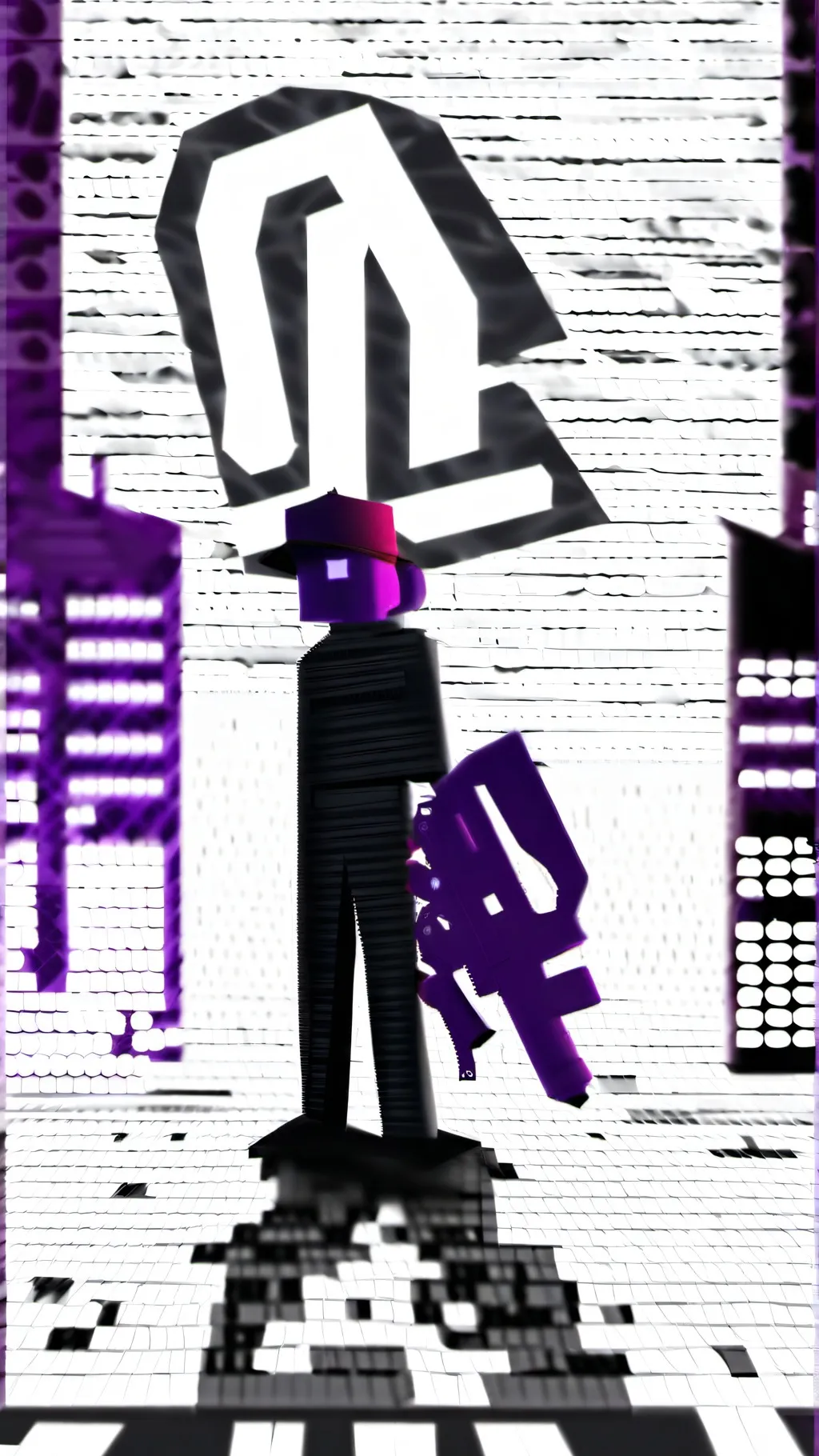 ai character: Uzi doorman background