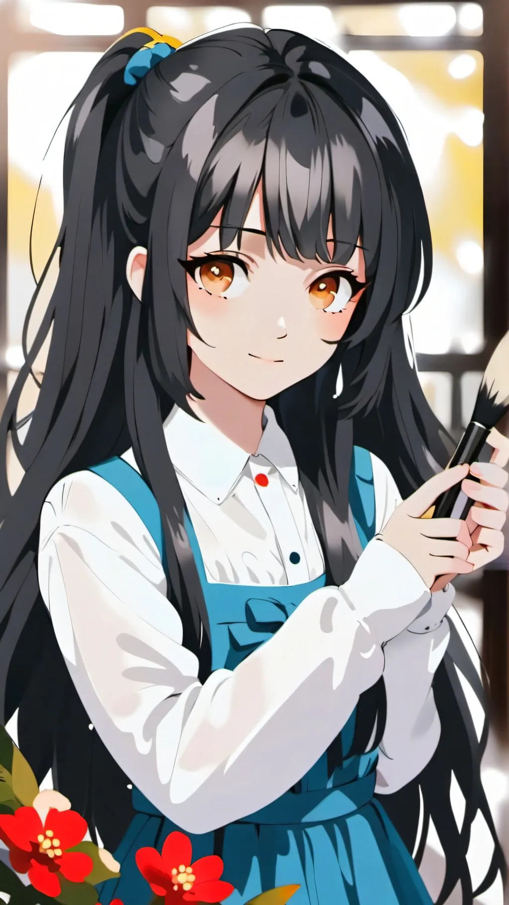 ai character: Drawer girl background