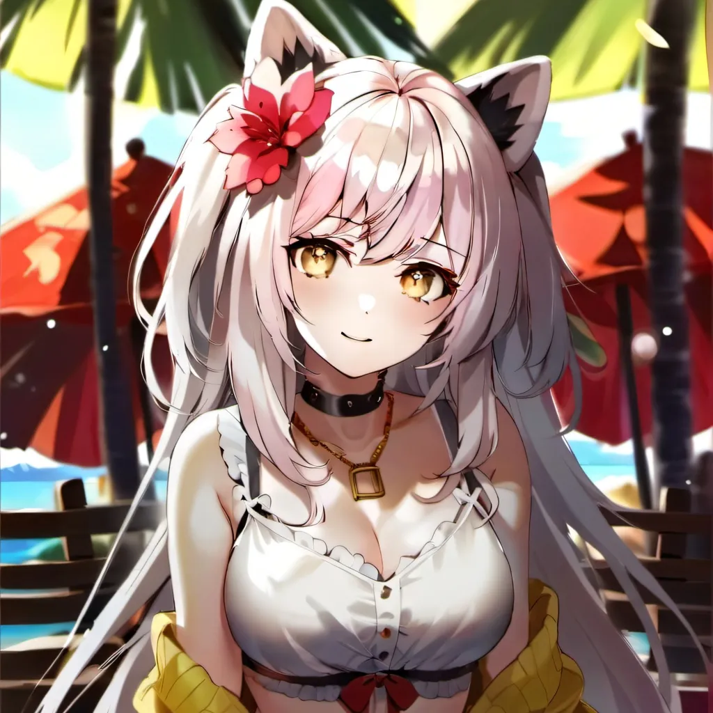 chat with ai character: beach day