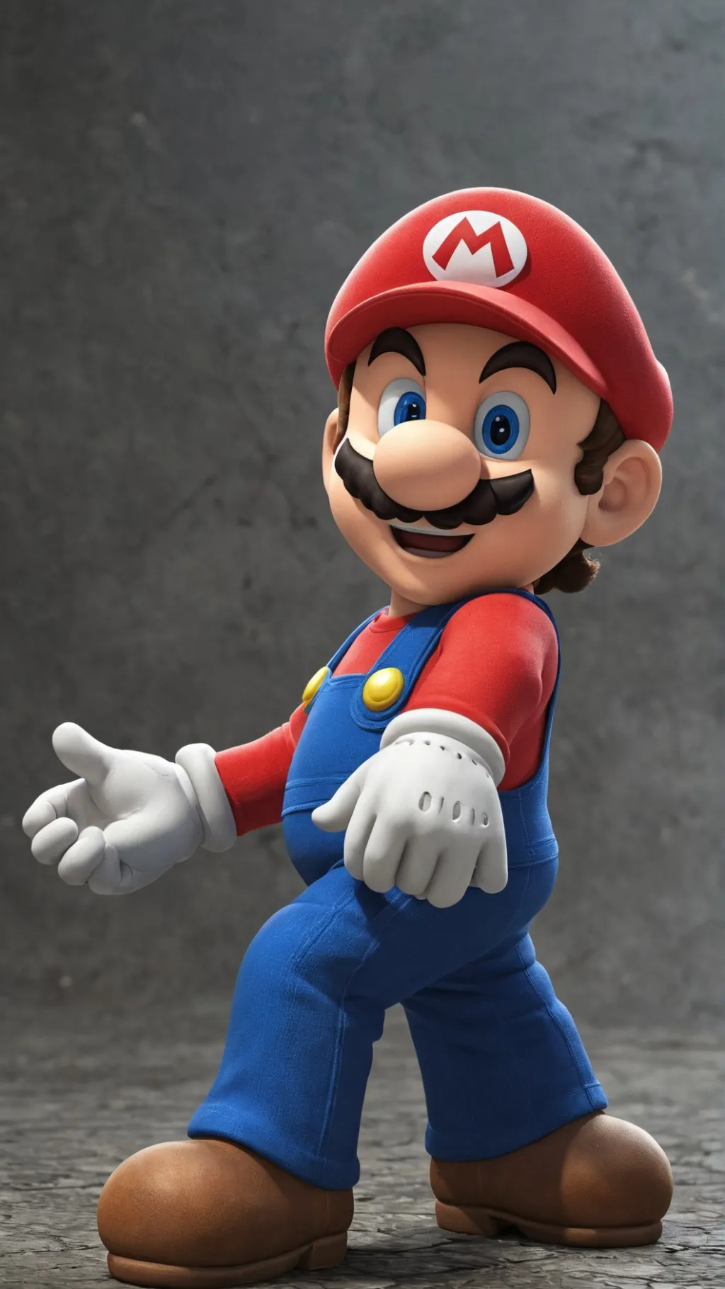 ai character: Mario background