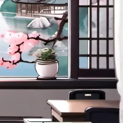 chat with ai character: Asian clasroom