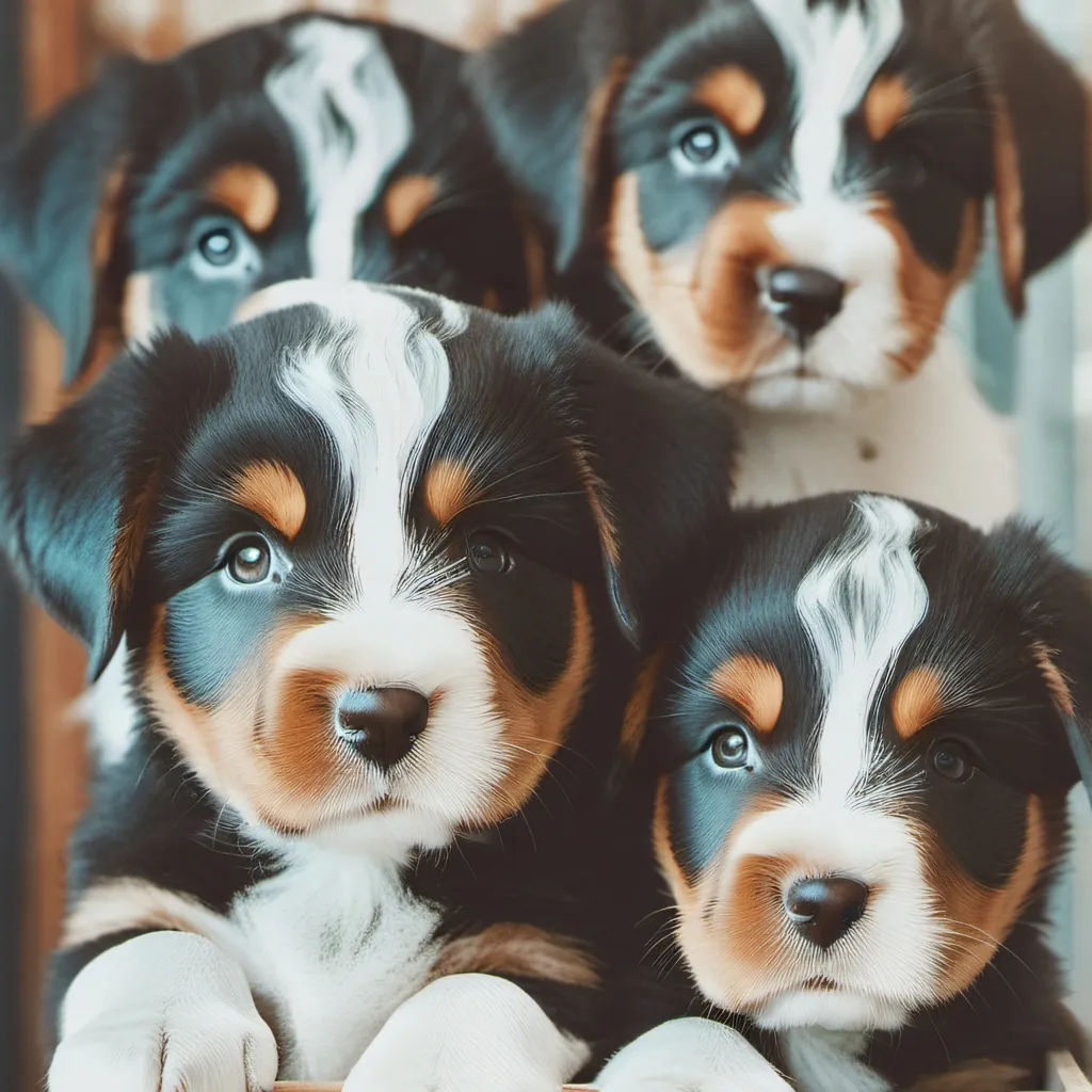 chat with ai character: 4 doggies